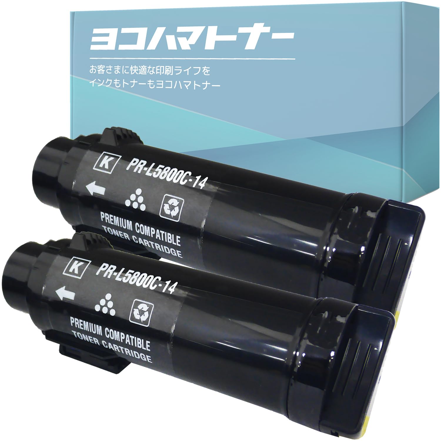 PR-L5800C-14 トナーカートリッジ 2色セット ブラック　マゼンタ Amazon.co.jp: 【横トナ】NEC用 PR-L5800Cシリーズ PR-L5800C-14